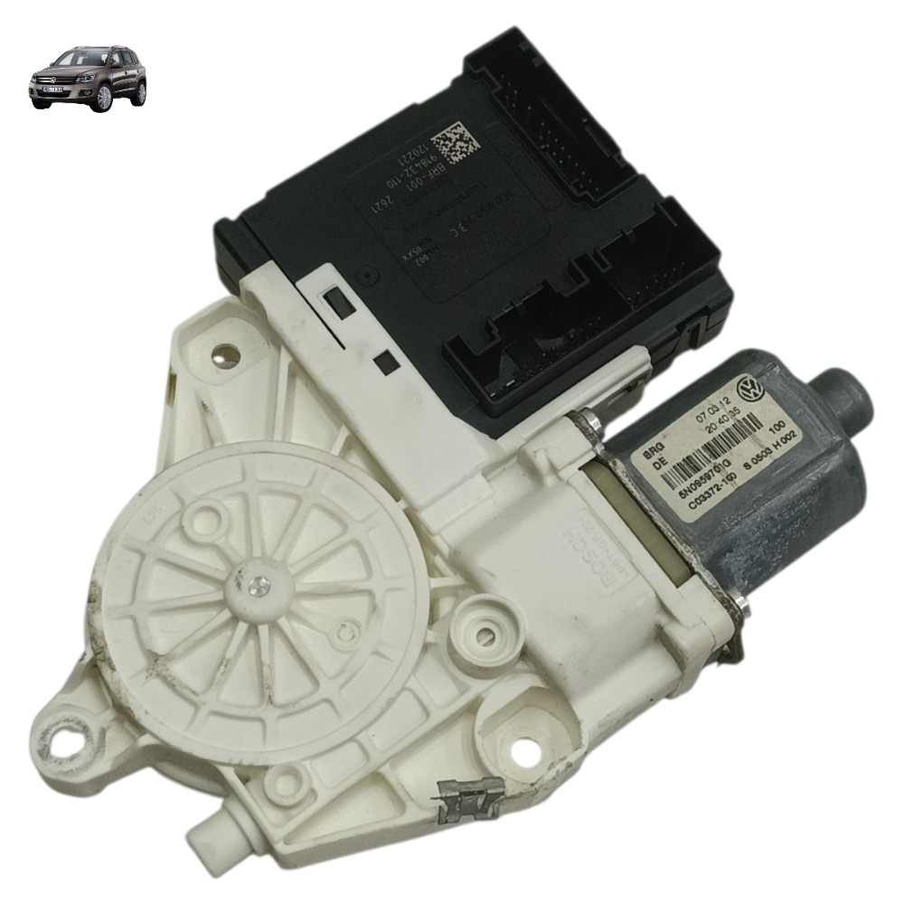 Motor Máquina Vidro Dianteira Esquerda Vw Tiguan 2011 2012 1