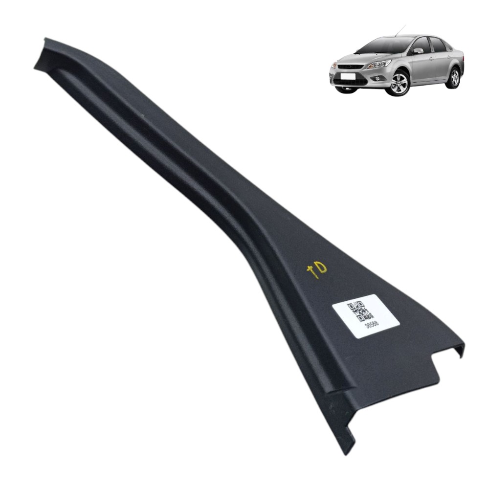 Acabamento Interno Porta Tras Direita Ford Focus Sedan 2012 Preto