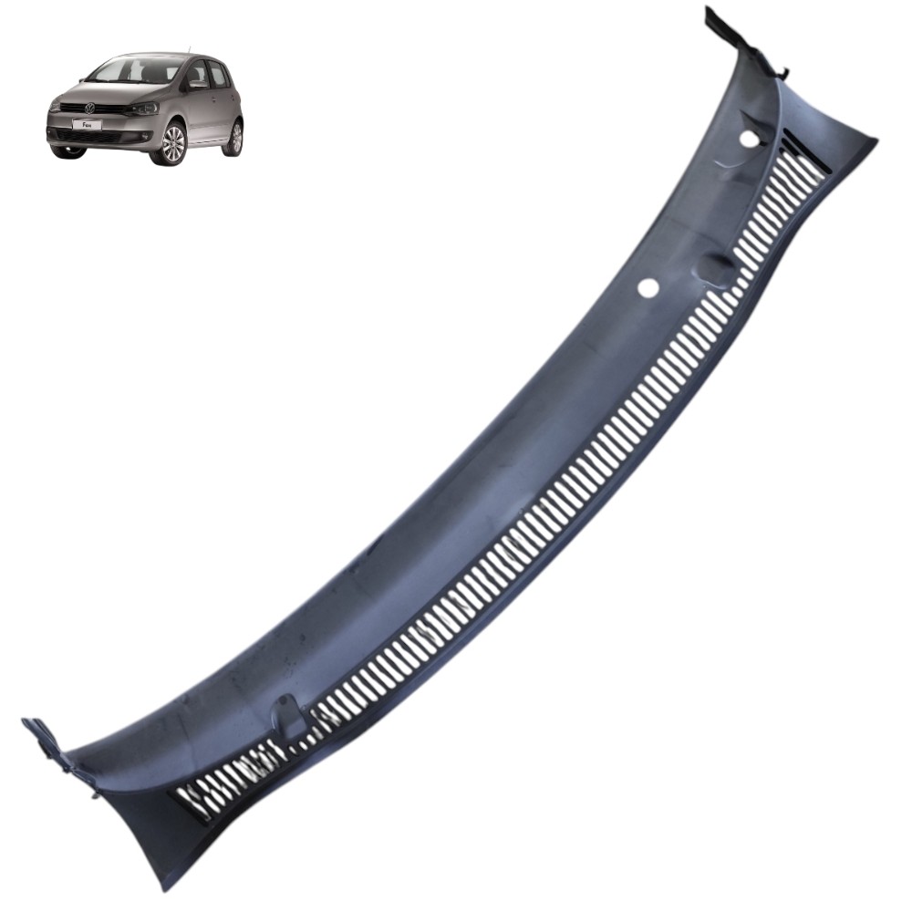 Grade Churrasqueira Vw Fox Spacefox 2014 2013 2012 2011 2010 Preto Plástico
