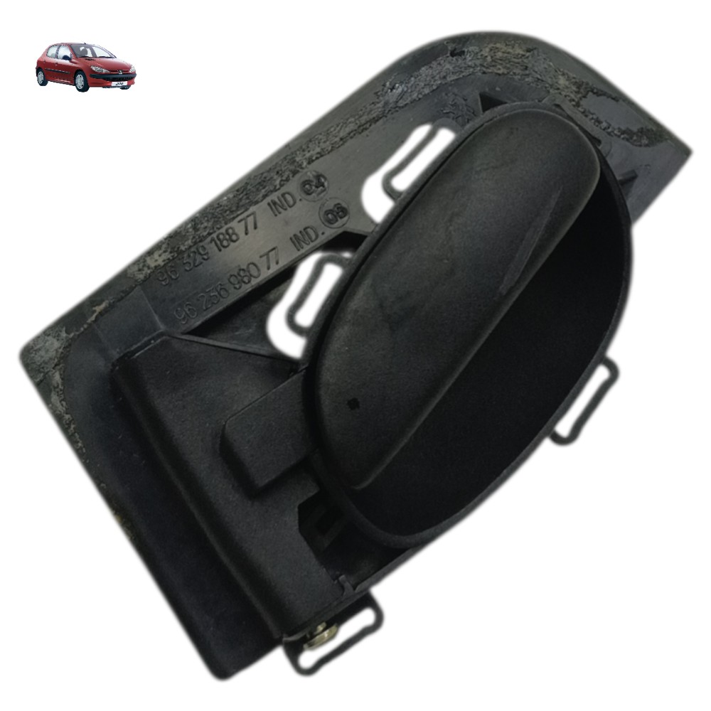 Maçaneta interna direita Peugeot 206 2001 2002 2003 2004 05 1