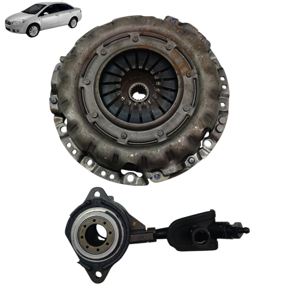 Kit Embreagem Disco Platô Rolamento Fiat Linea 1.8 Etorq 11 1