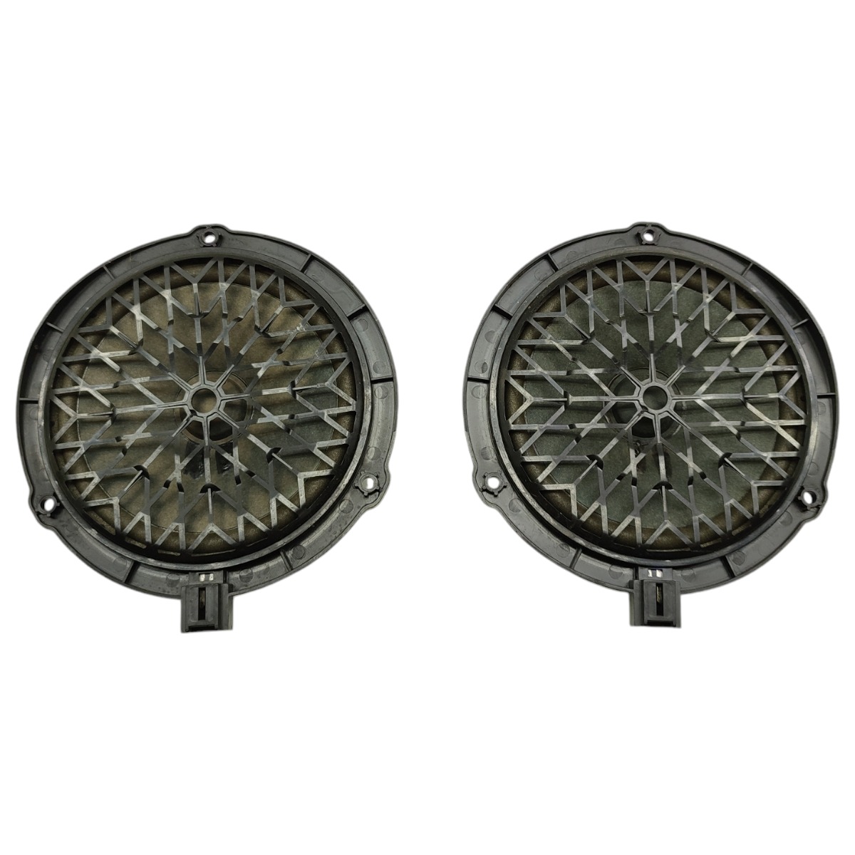 Par Alto Falante Porta Dianteira Citroen C4 Lounge 2014 2015 Preto 1