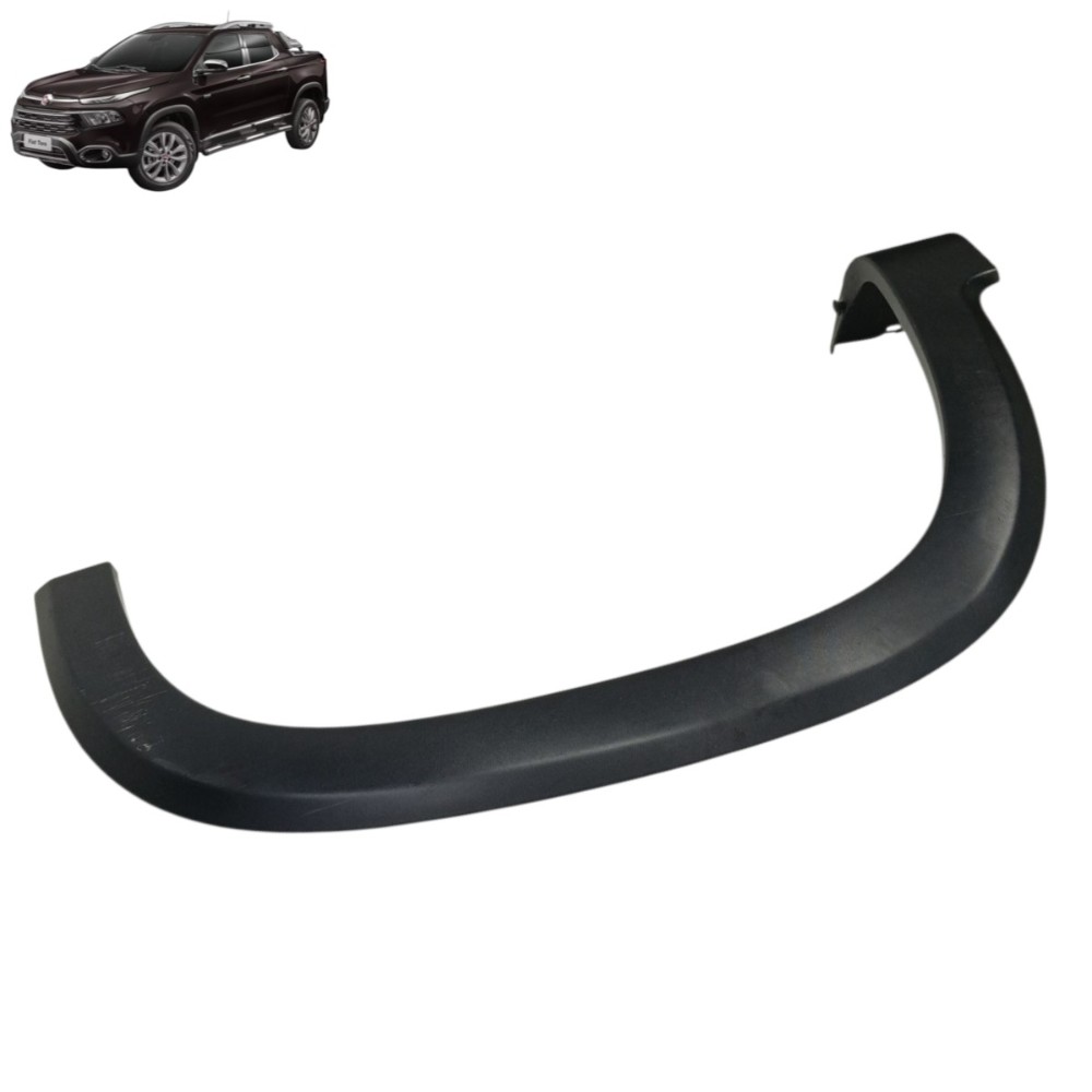 Acabamento Aplique Paralama Dianteiro Direito Fiat Toro 2021 Preto