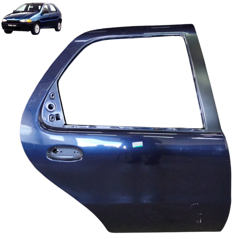 Porta traseira direita fiat palio 1997 1998 1999 2000 a 2004 1