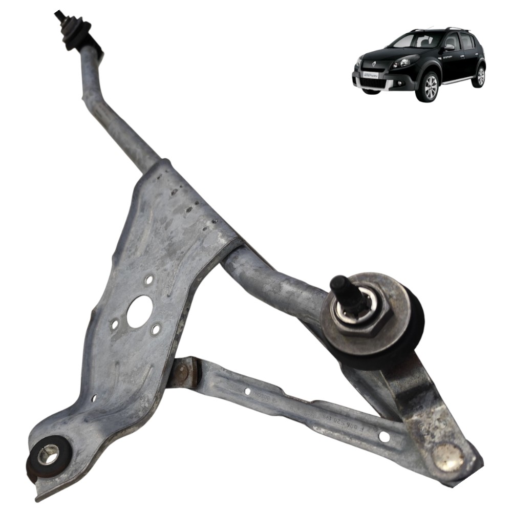 Galhada máquina limpador parabrisa Renault Sandero 2012 2013