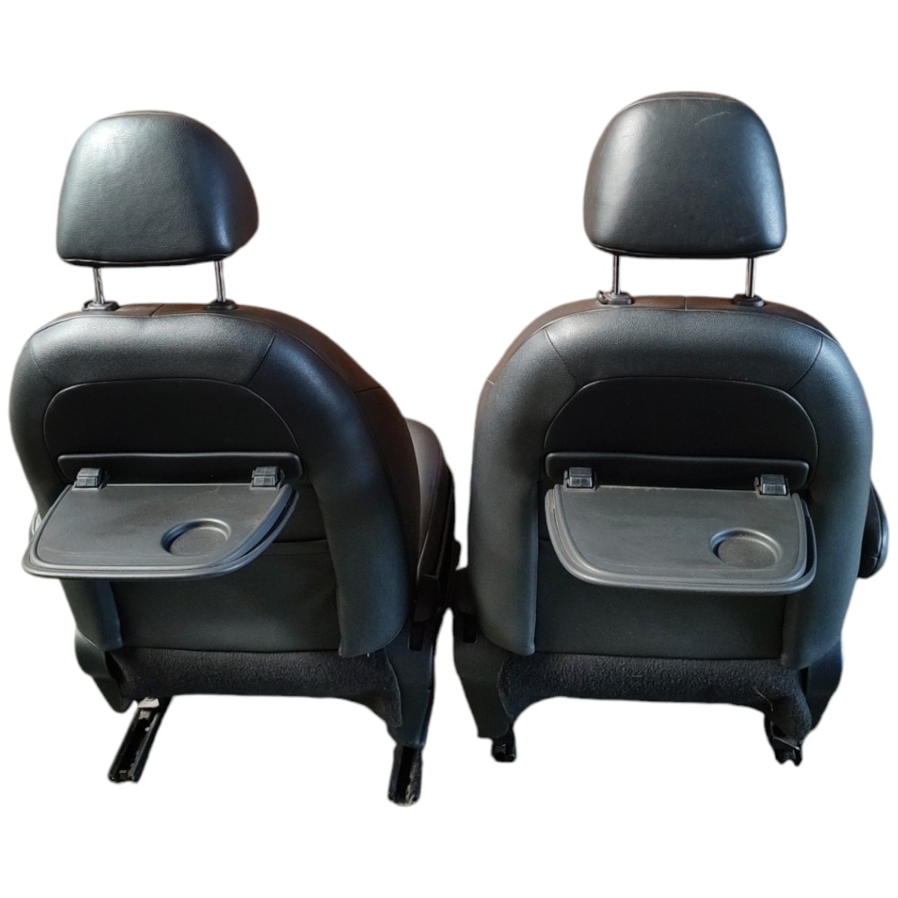 Jogo Banco Tecido Couro Citroen Aircross 2011 2012 2013 2014 Cinza Escuro quase Preto 5