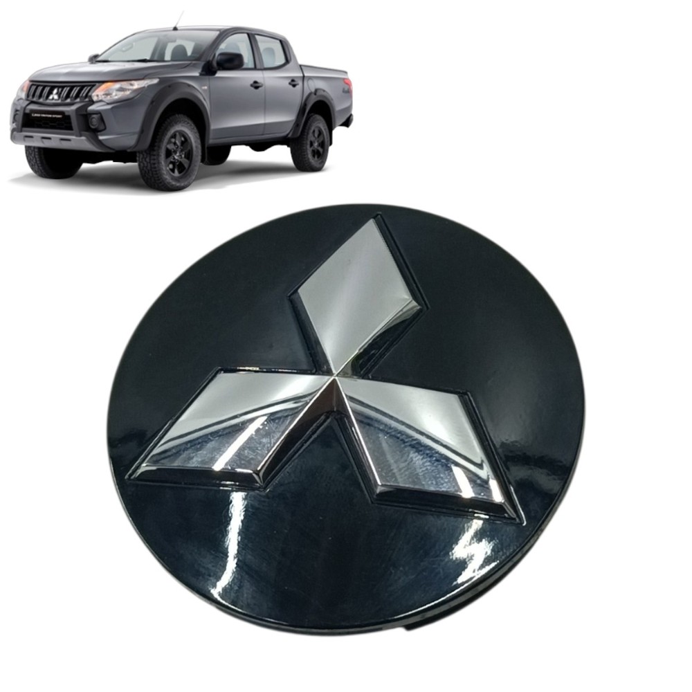 Calota Centro Roda Mitsubishi L200 Triton 2024 2025 Preto