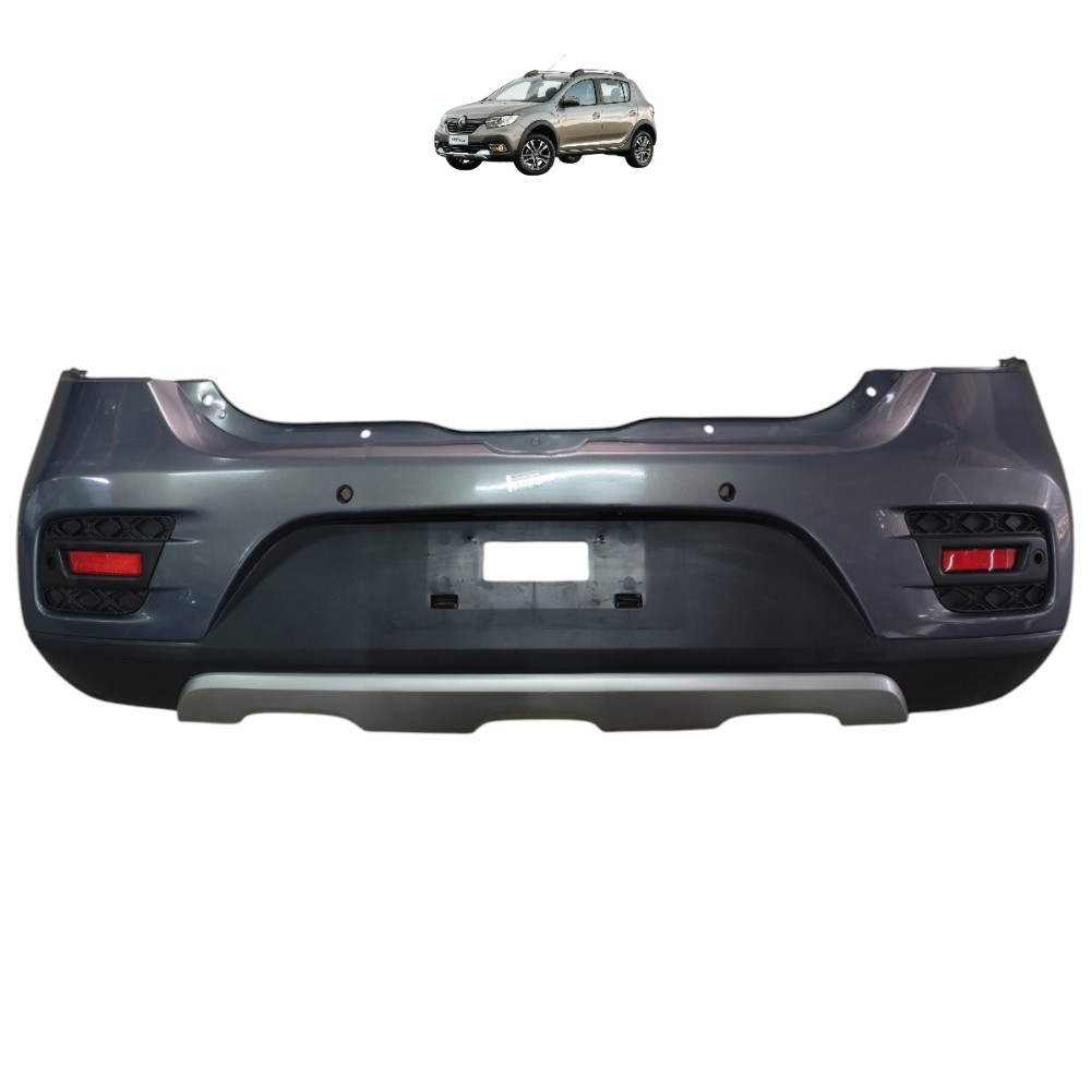 Parachoque Traseiro Renault Sandero Stepway 2016 2017 2018