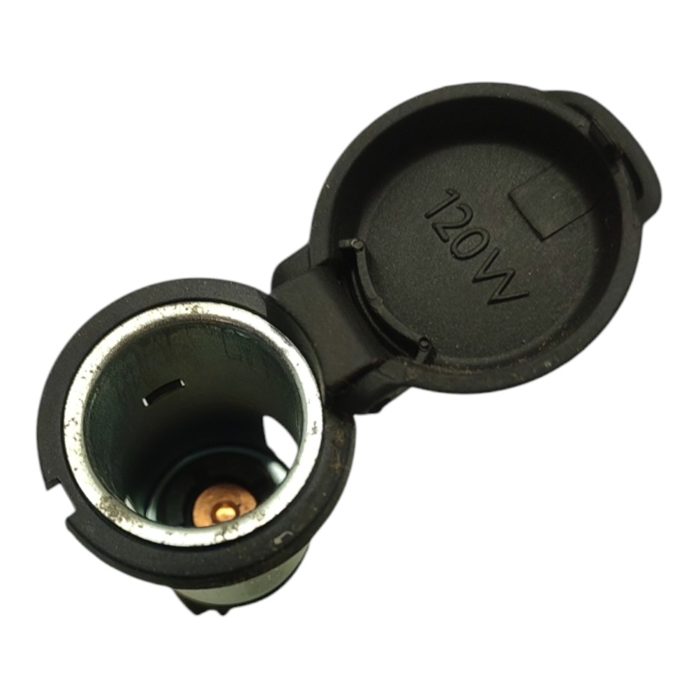 Tomada 12v Console Peugeot 308 2011 2012 2013 2014 2015 Preto 2