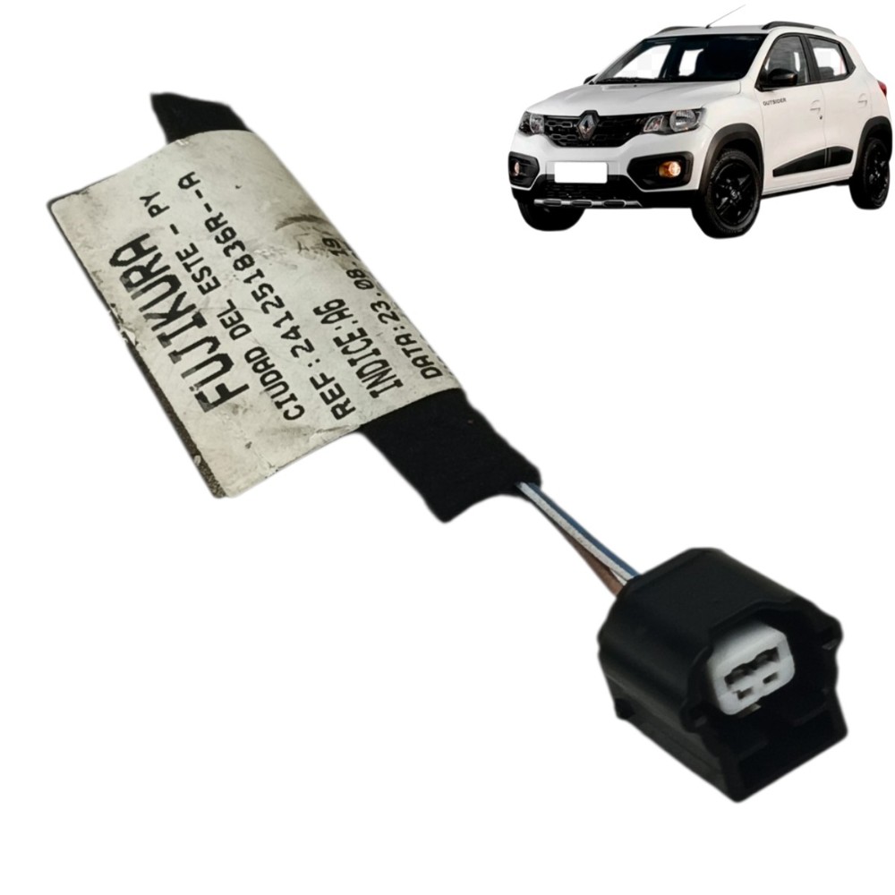 Plug Conector Fechadura Dianteira Direita Renault Kwid 2020