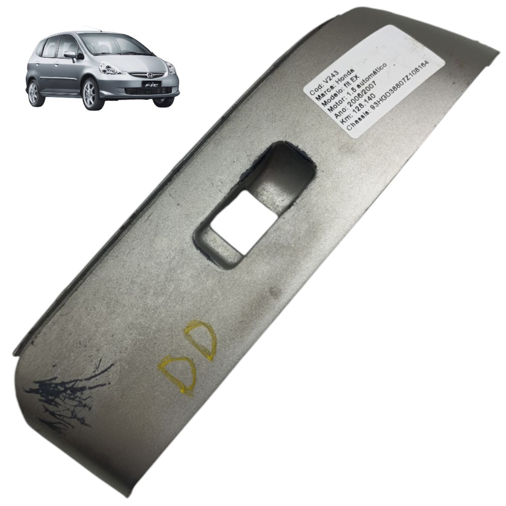 Moldura Botão Vidro Dianteiro Direito Honda Fit 2006 2007 08 1