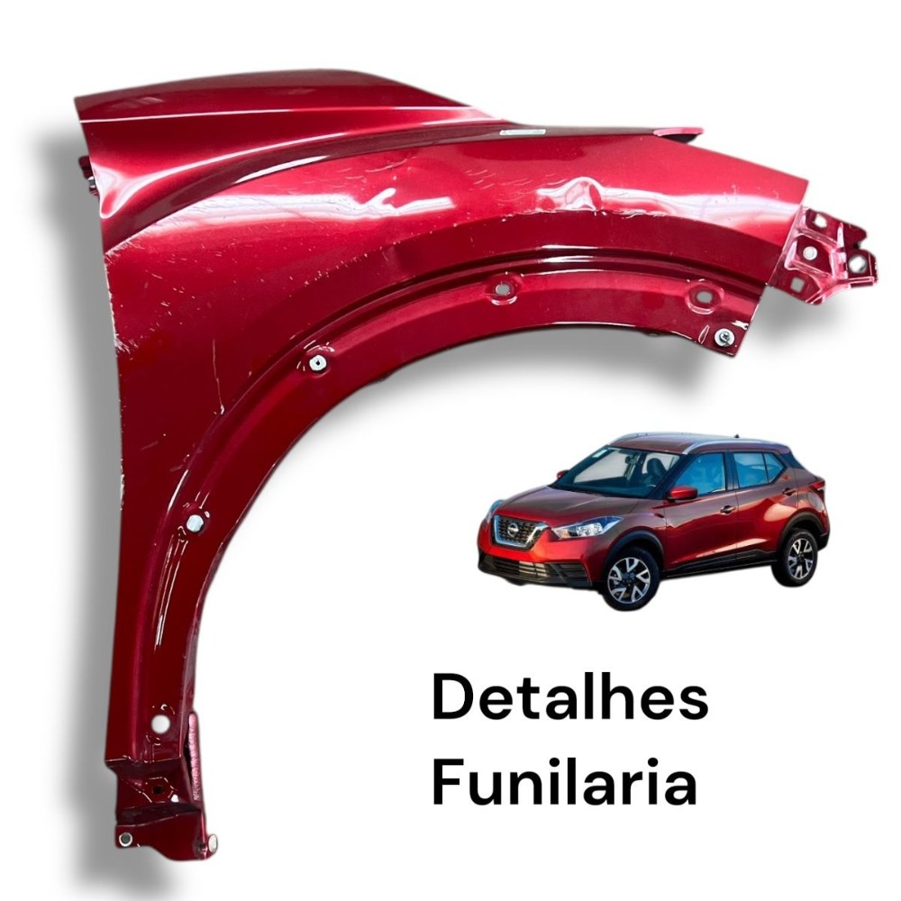 Paralama lado direito Nissan kicks 2017 2018 2019 2020 2021 1