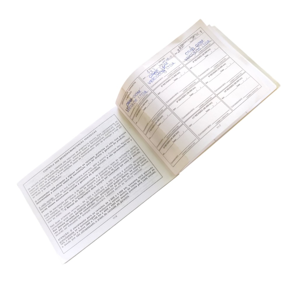 Manual proprietário Yamaha Tenere XTZ 250 2011 3