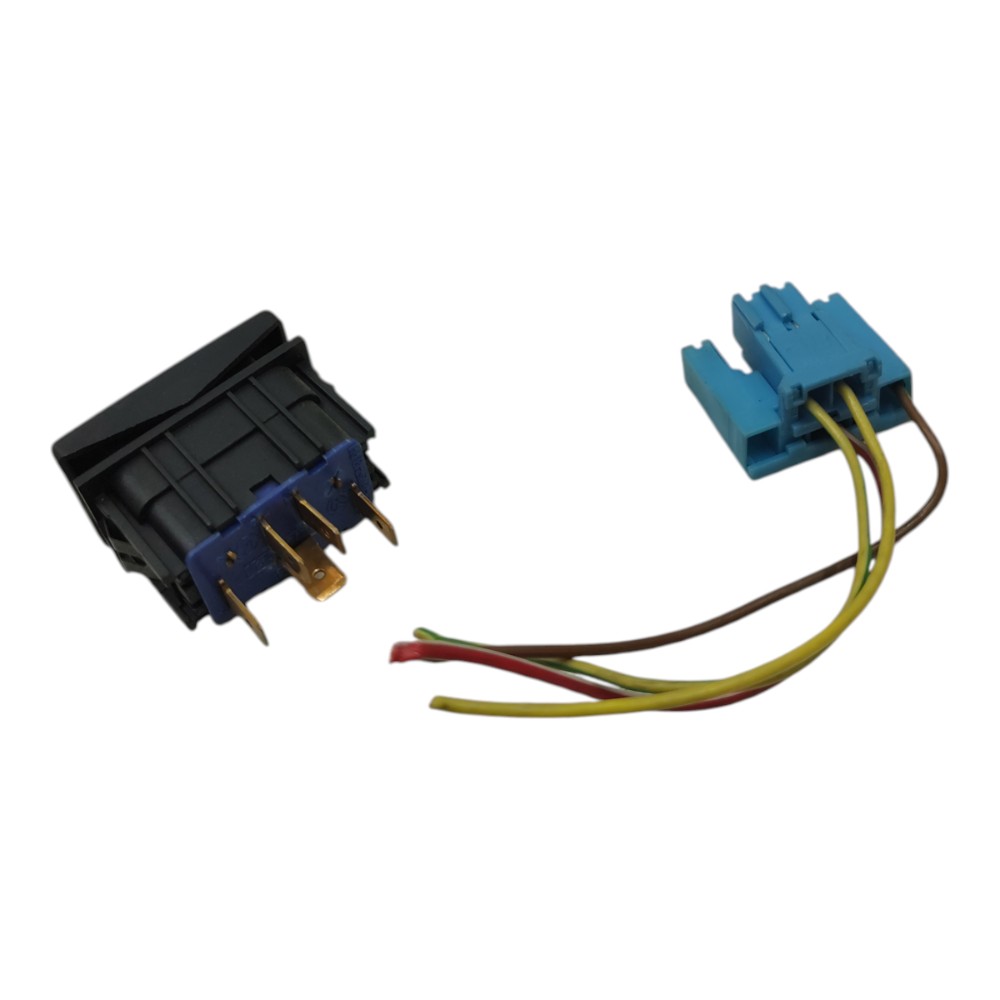 Botão vidro porta dianteira VW Santana 2000 2001 02 com plug 3