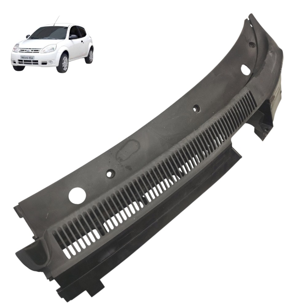 Grade Churrasqueira Esquerda Ford Ka 2008 2009 2010 2011 12 Preto 1
