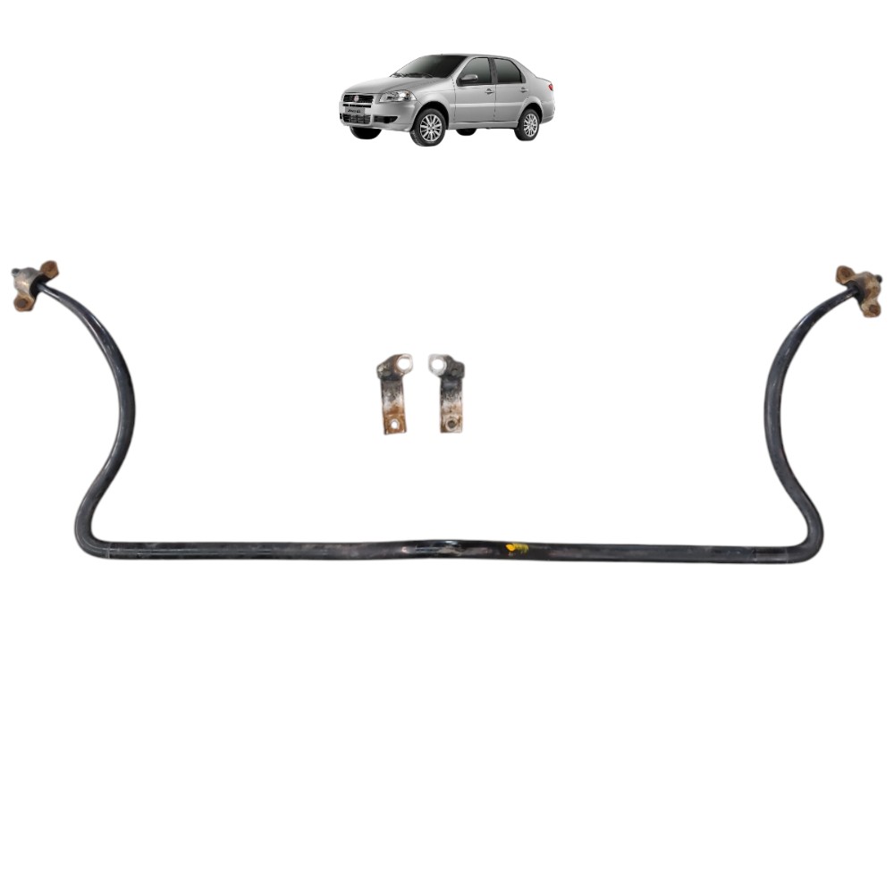 Barra estabilizadora dianteira Fiat Siena Palio 2008 2009 10