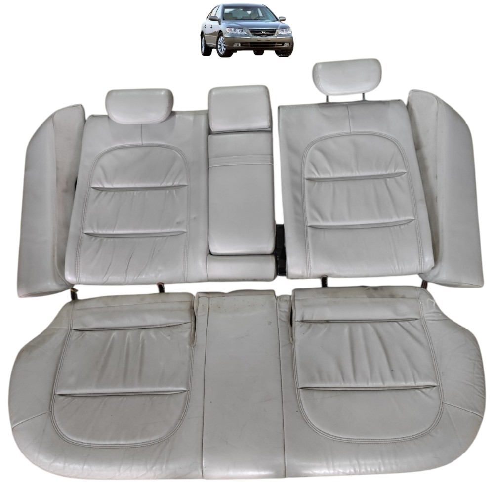 Banco encosto couro traseiro Hyundai Azera 2008 2009 2010 11 1