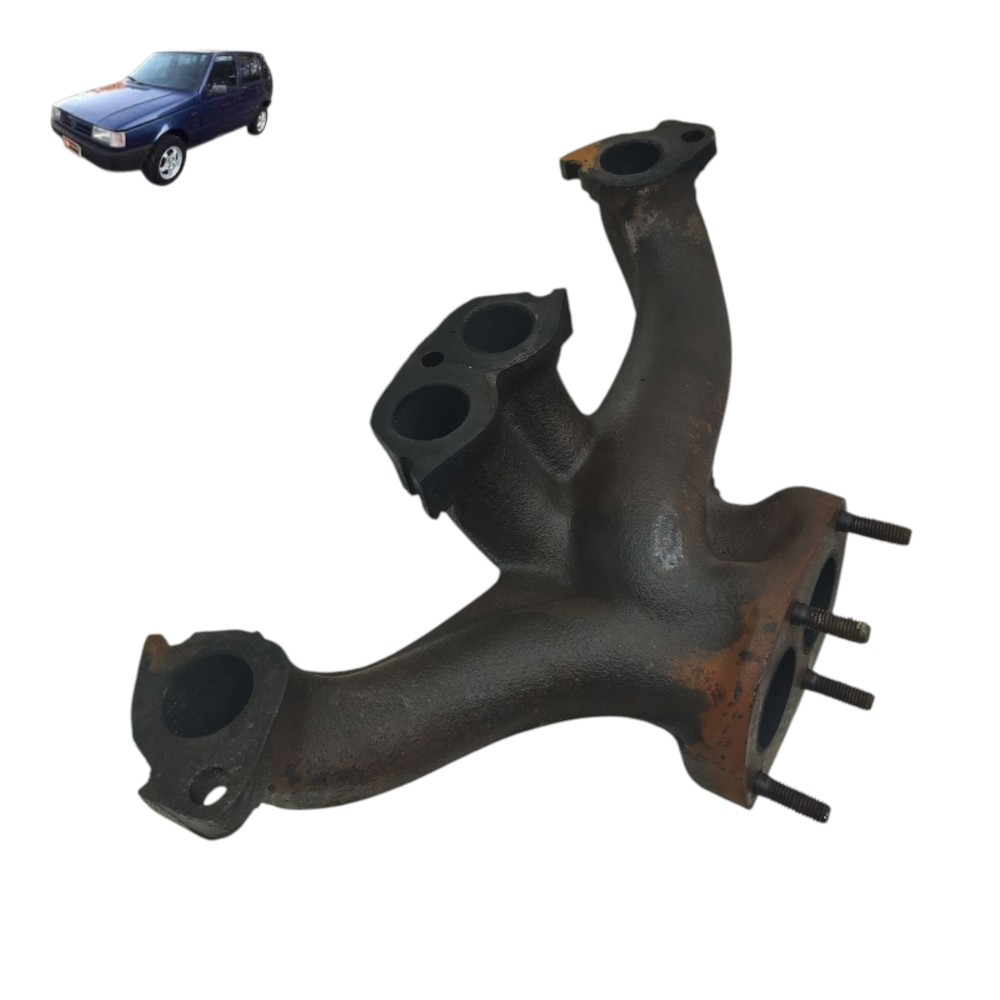 Coletor escape Fiat Uno Palio Fiorino 1.0 fiasa 1995 1996 97 1
