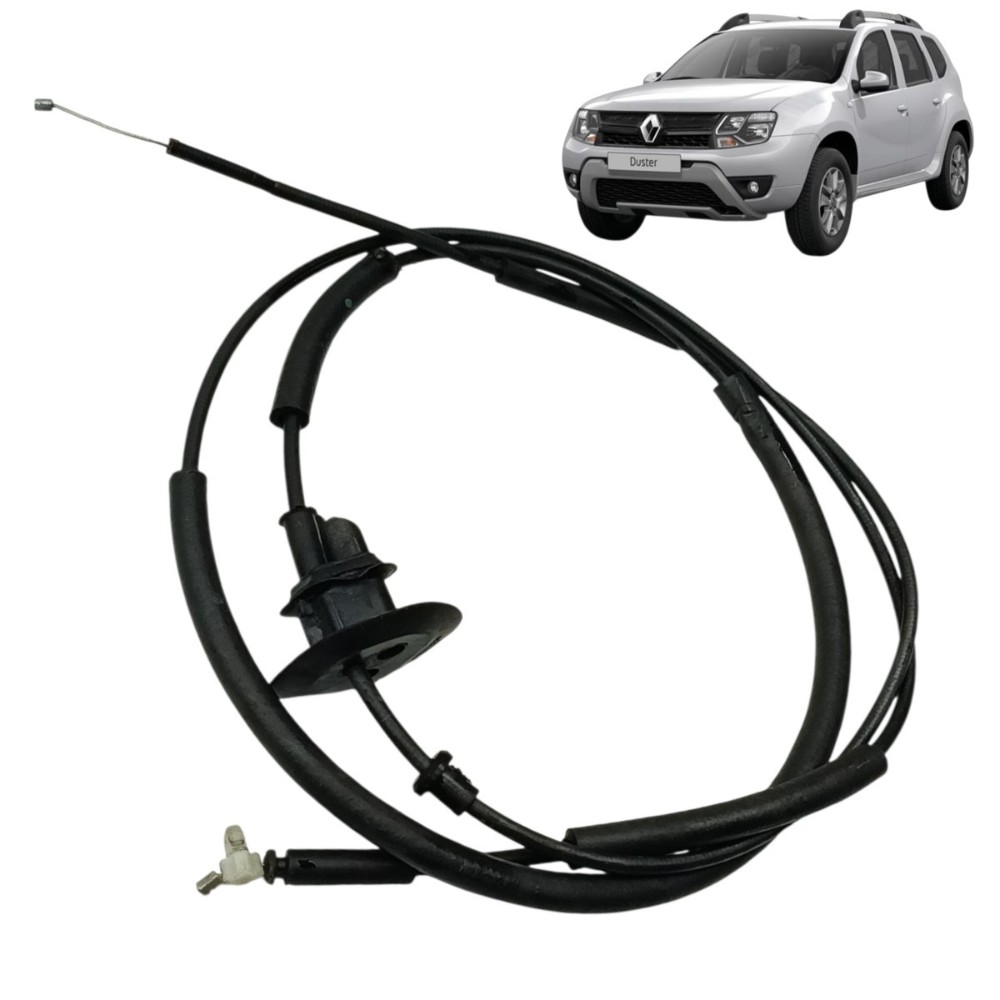 Cabo aço abertura capô Renault Duster 2014 até 2020