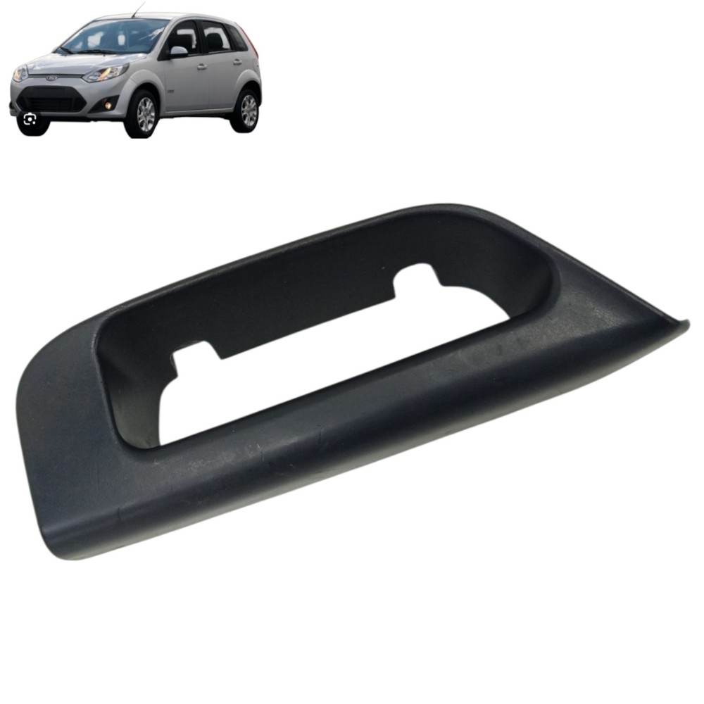 Puxador Porta Dianteira Esquerda Ford Fiesta 2014 2013 2012 Preto