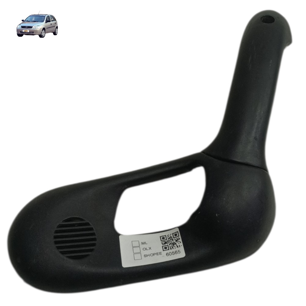 Puxador Interno Porta Dianteira Esquerda Gm Corsa 2003 2002 Preto Dianteira 1