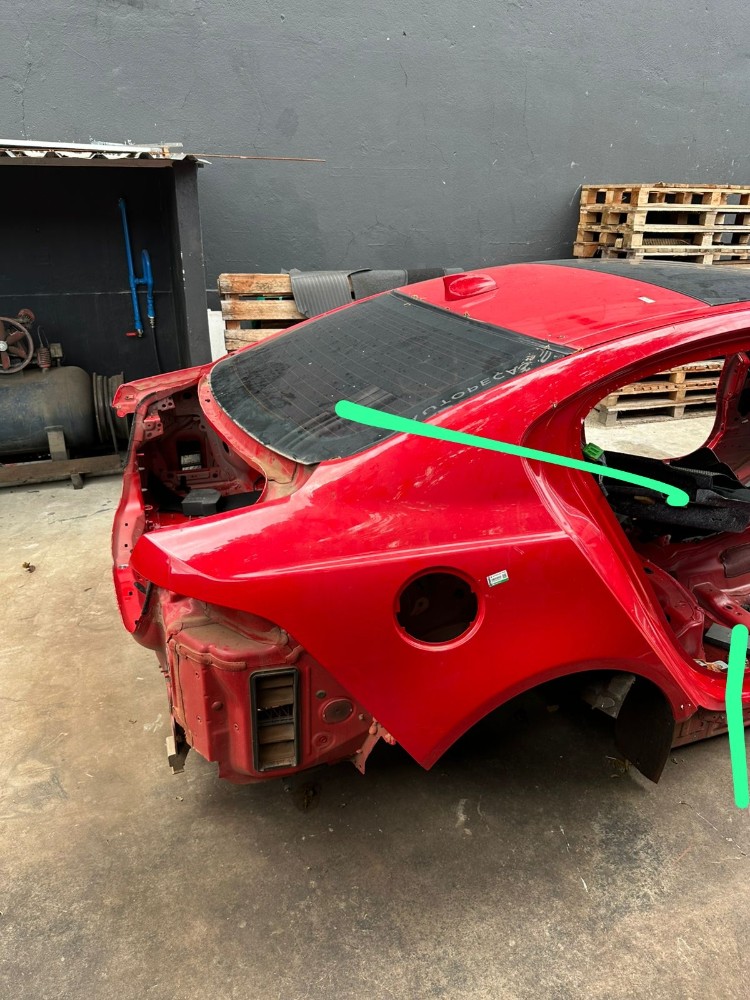 Lateral traseira direita carroceria Jaguar xe 2018 2019 2