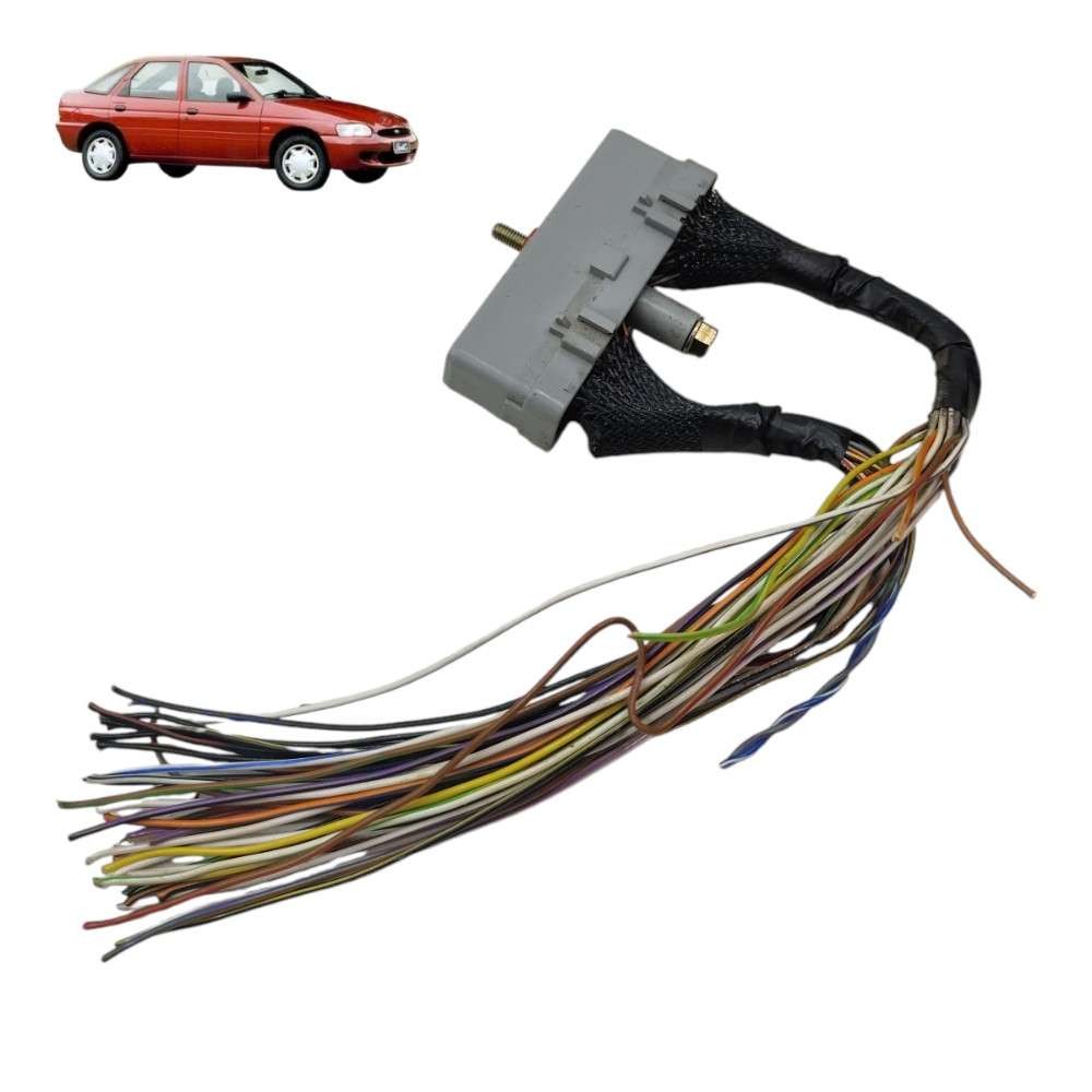 Plug conector módulo injeção Ford Escort GL 1.8 Zetec 1998 1