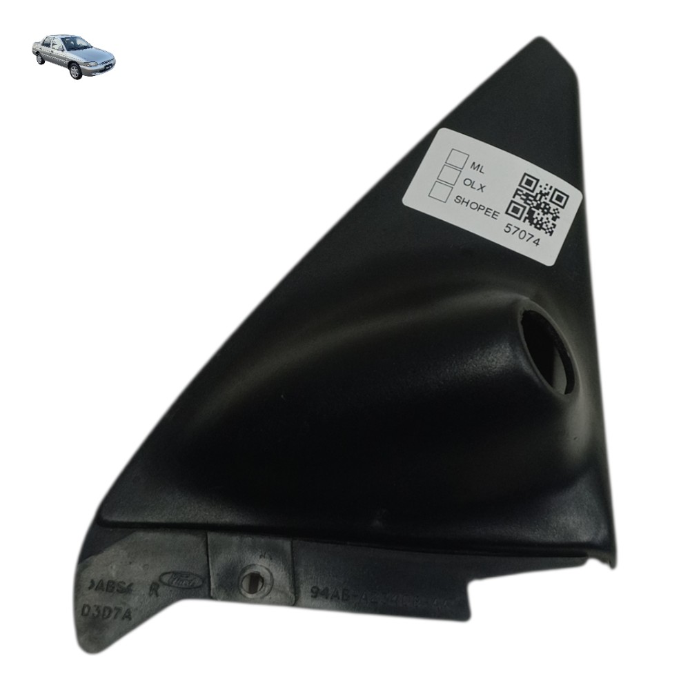 Acabamento interno retrovisor direito Ford Escort 1997 2002