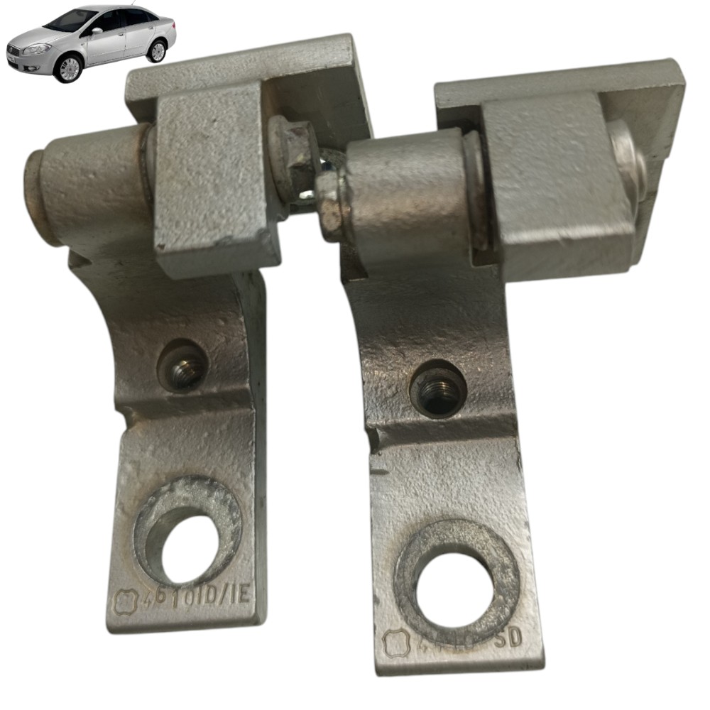 Par Dobradiça Porta Traseira Direita Fiat Linea 2010 2011 1