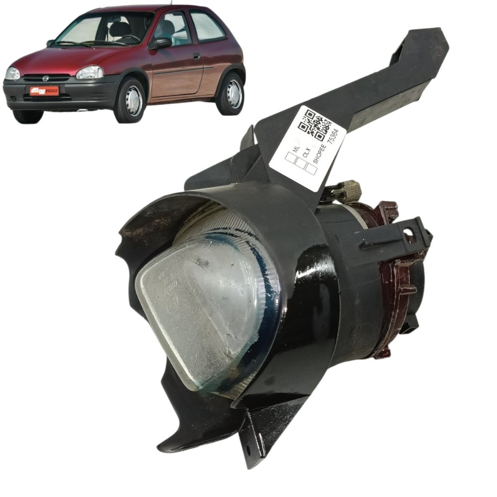 Farol Milha Direito Gm Corsa 1997 Até 2001 Transparente