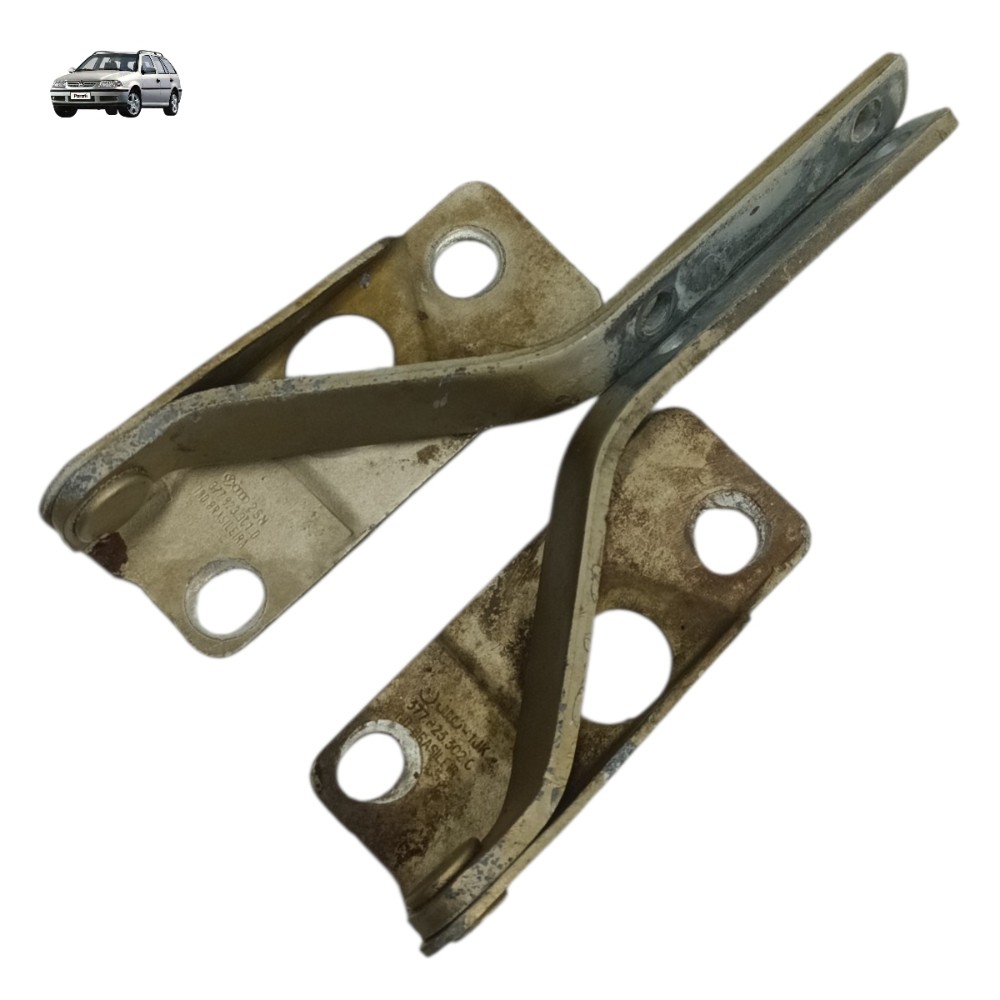 Par dobradiça capô vw parati gol g3 2000 2001 2003 2004