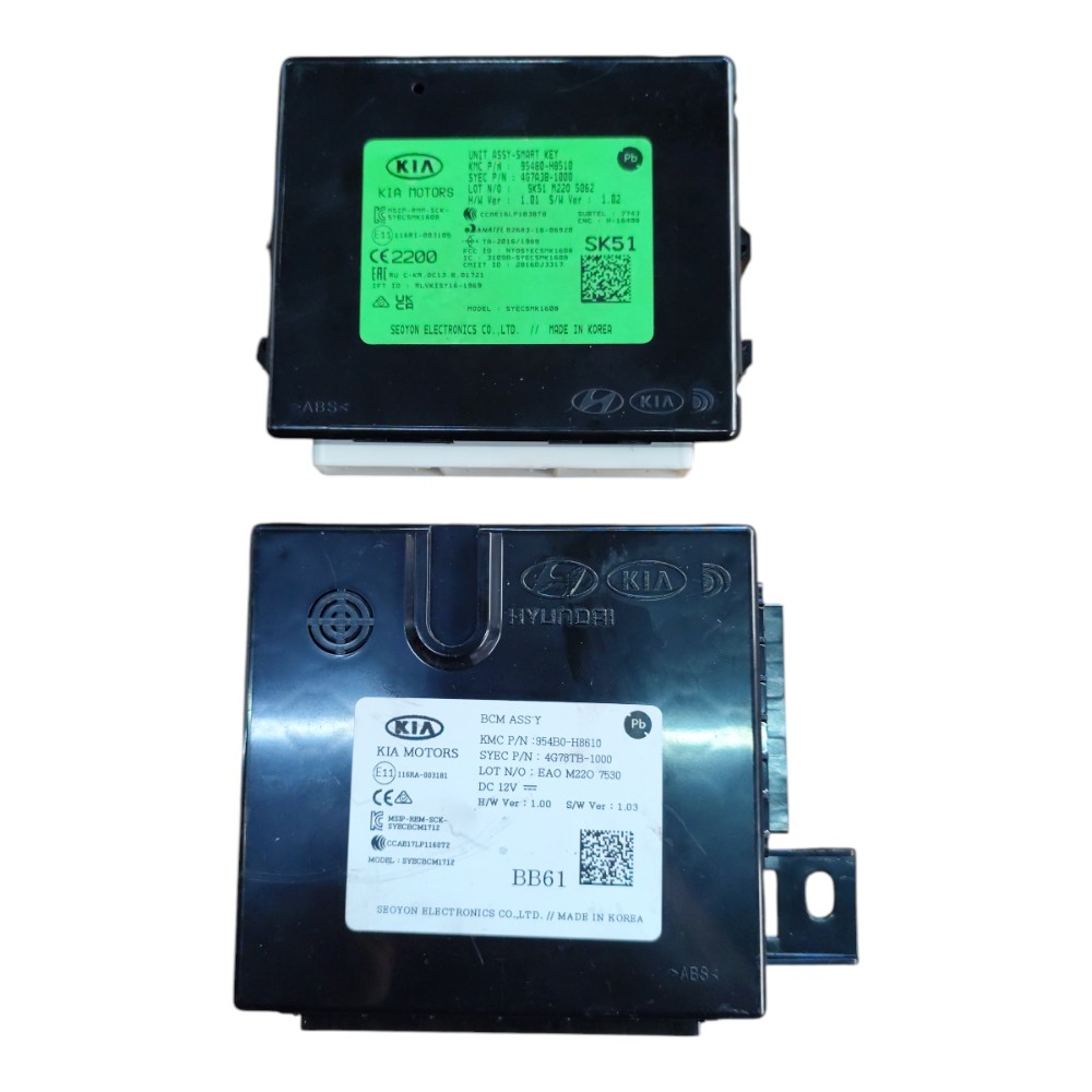 Kit Code Módulo Injeção Kia stonic 1.0 tgdi 2022 2023 7