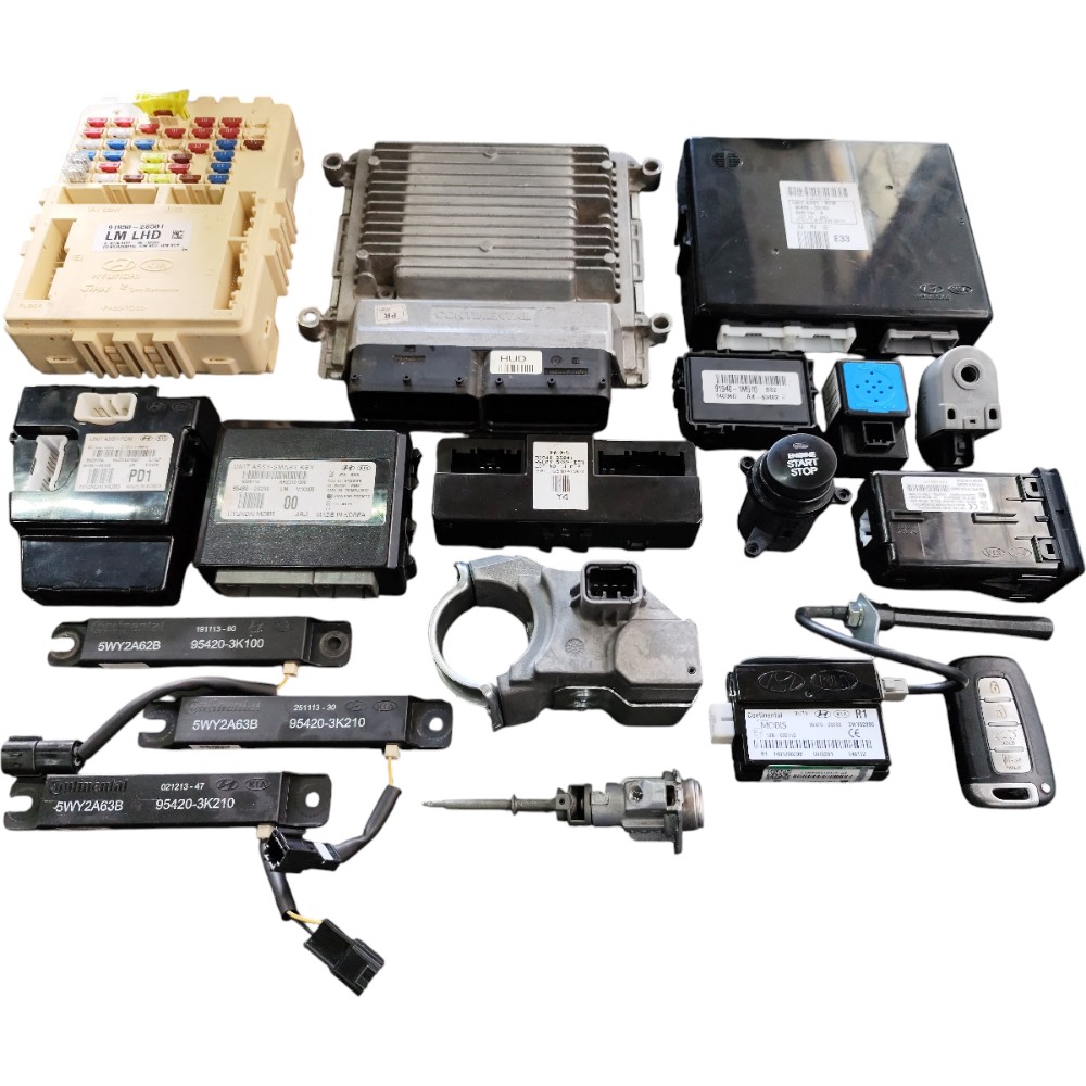 Kit code módulo injeção hyundai ix35 2.0 16v Aut start 2016 3