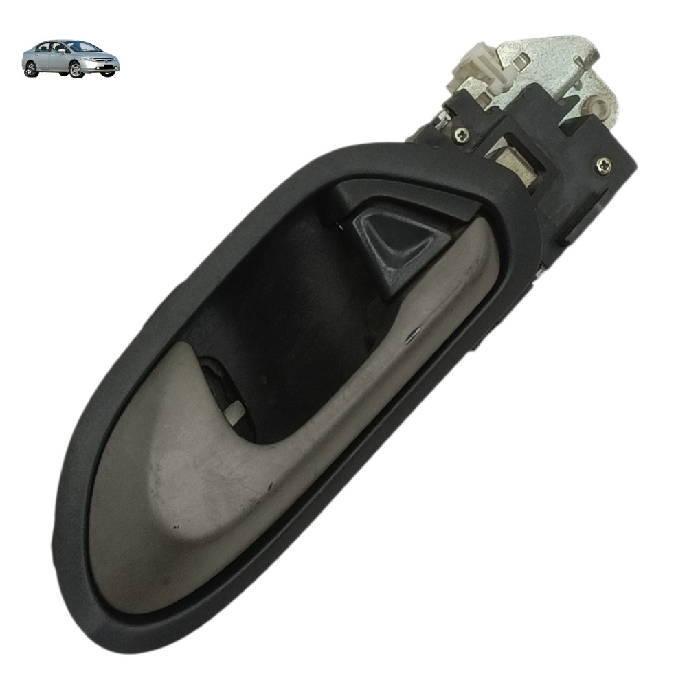 Maçaneta Interna Traseira Esquerda Honda Civic 2007 2008 Cinza Traseira 1