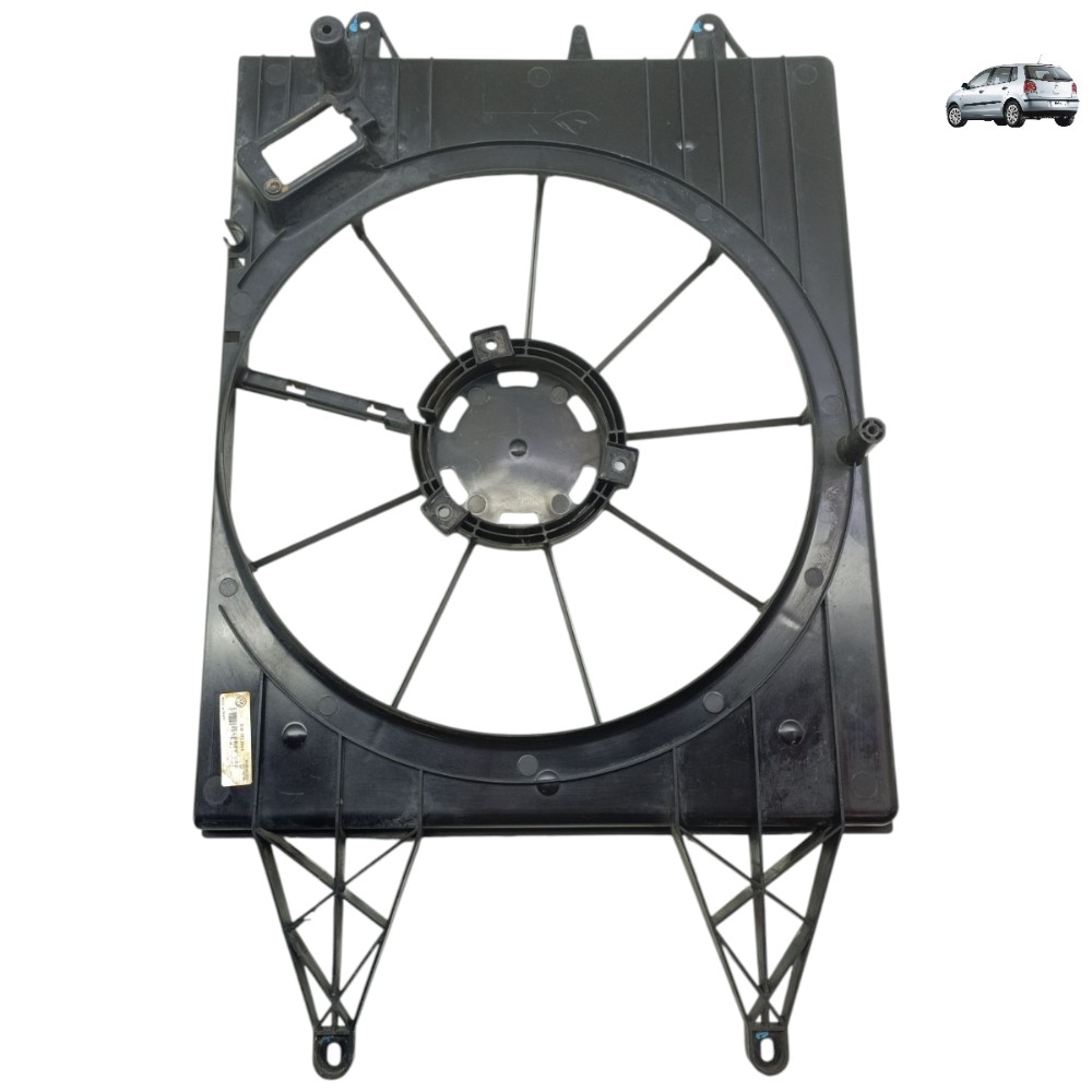 Defletor Ventoinha Radiador Vw Polo Gol Fox 1.6 2008 2009 10 1