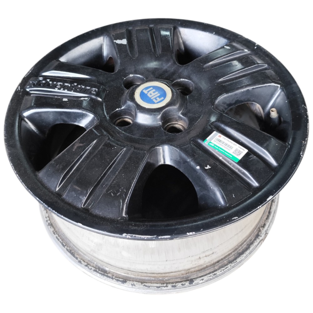 Jogo Roda Aro 14 4×98 Fiat Palio Siena Strada Idea Stilo Preto 7