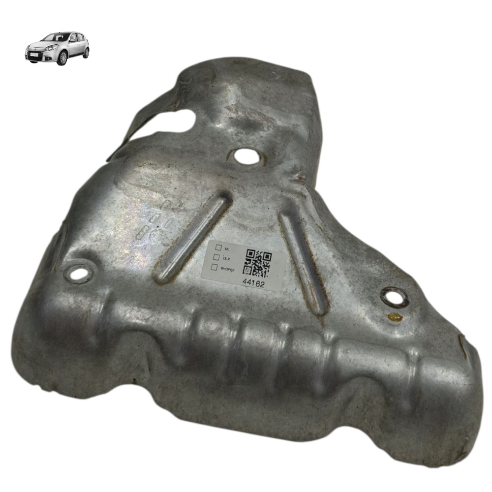 Protetor calor coletor escape Renault Sandero 1.6 8V 2012 13 1