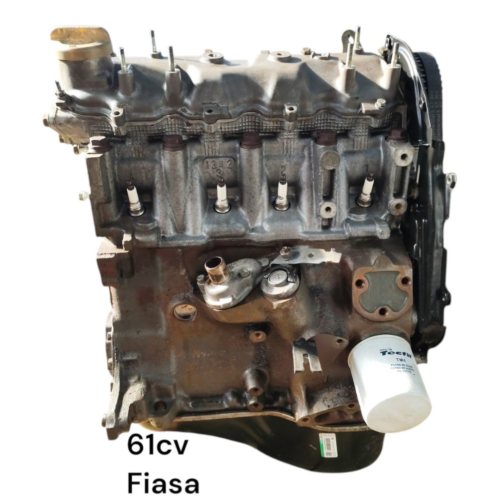 Motor parcial fiat palio uno siena 1.0 8v fiasa gasolin 61cv