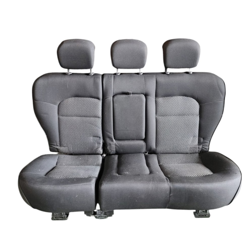 Jogo Banco Tecido Fiat Linea 2009 2010 2011 2012 2013 2014 Preto 6
