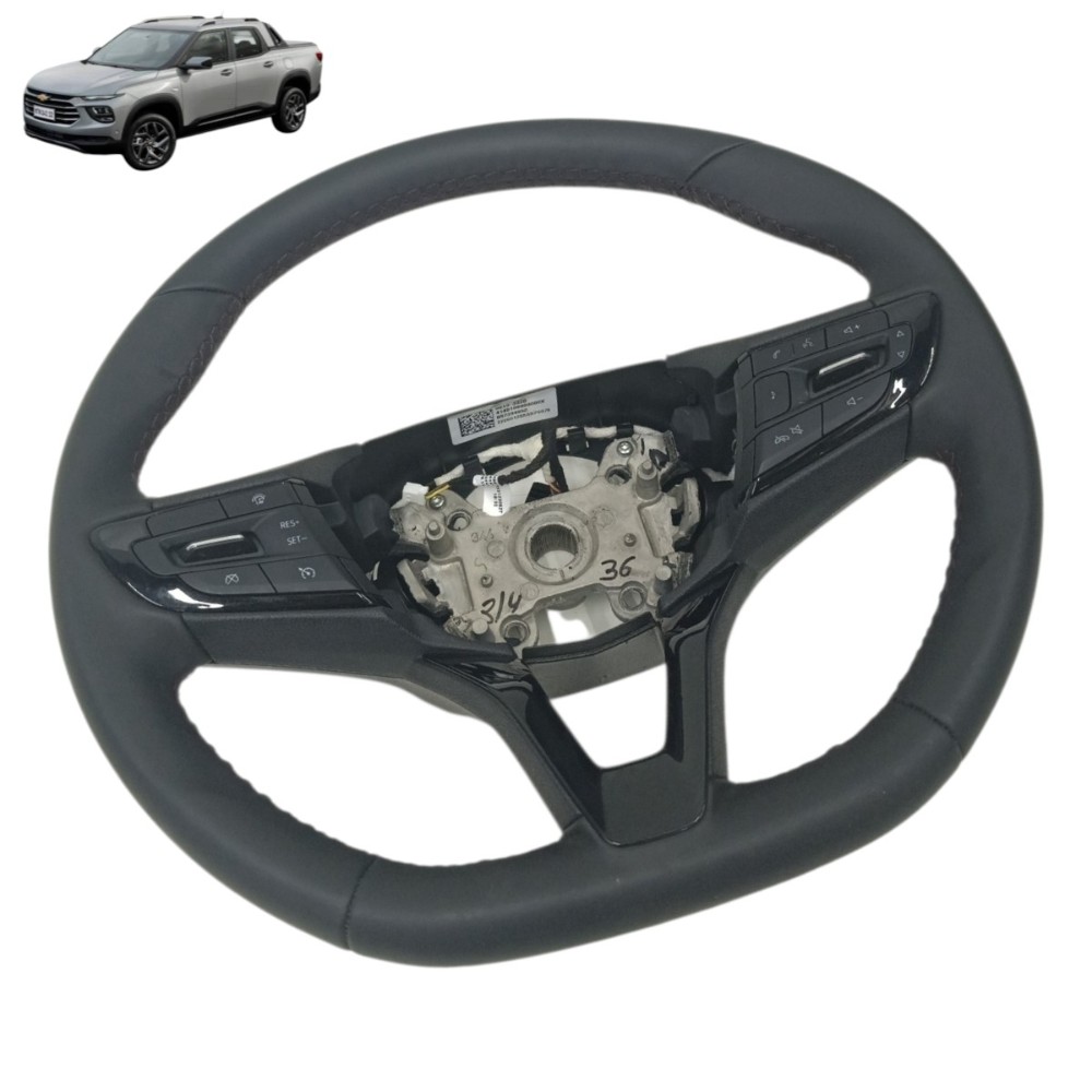 Volante Direção Gm Montana 1.2 Rs 2024 2025 2026 Preto