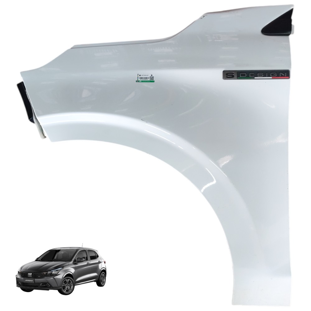 Paralama esquerdo Fiat argo 2024 2023 2022 2021 2020 detalhe 1