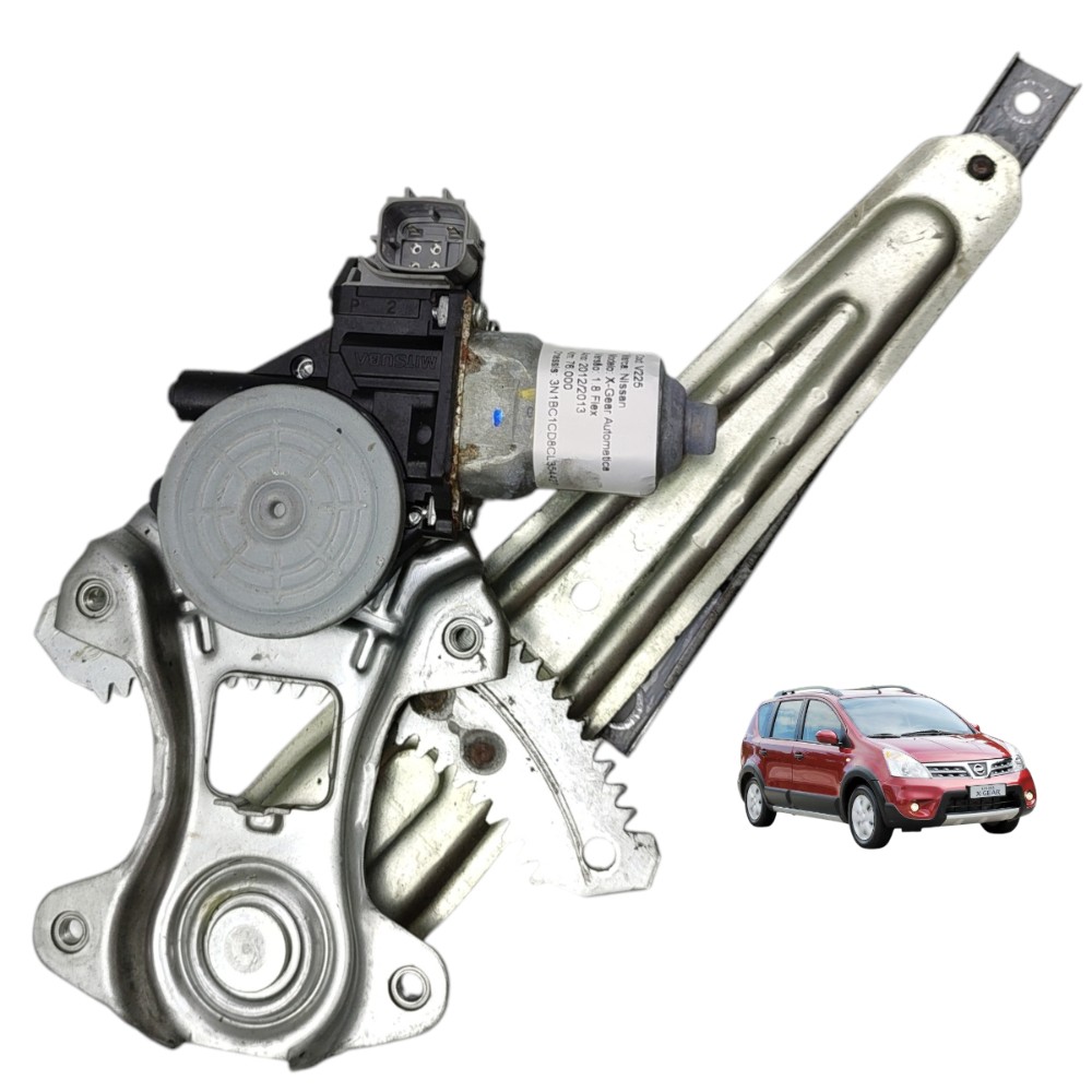 Motor Máquina Vidro Traseira Esquerda Nissan Livina 2012 13 1