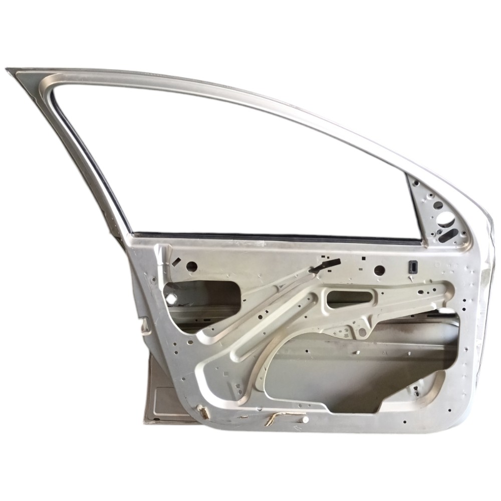 Porta Dianteira Esquerda Peugeot 206 207 2007 2008 4 Portas Dianteira Esquerdo Prata 4