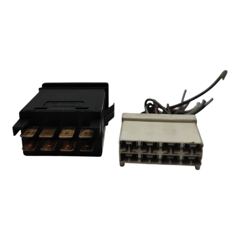 Botão pisca alerta com plug vw santana 2000 2001 2002 2003 4