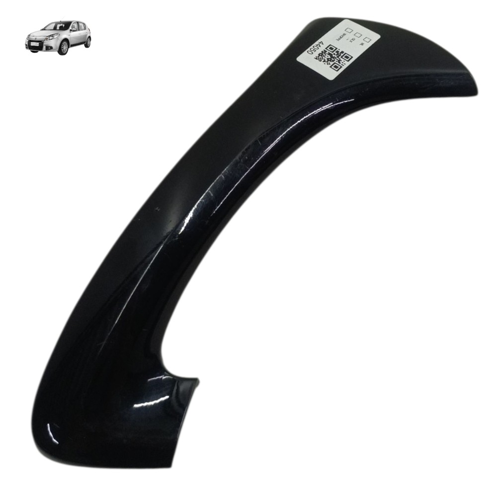 Moldura puxador dianteiro esquerdo Renault Sandero 2012 2013 1