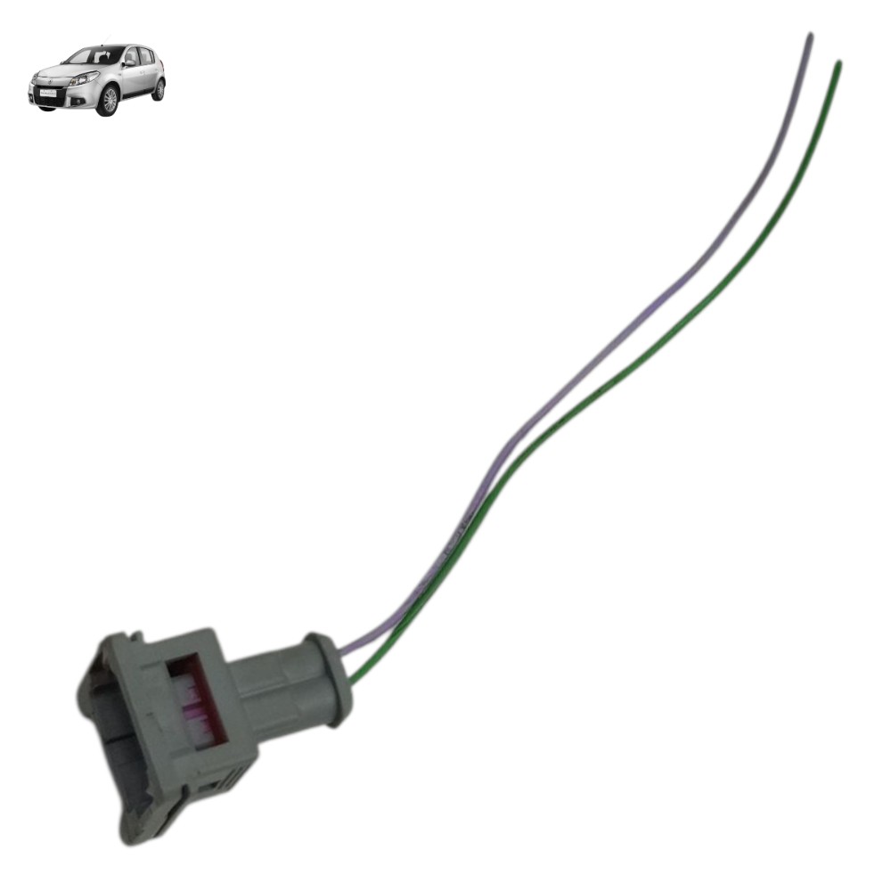 Plug conector sensor coletor Renault Sandero 1.6 8V 2012 13 1
