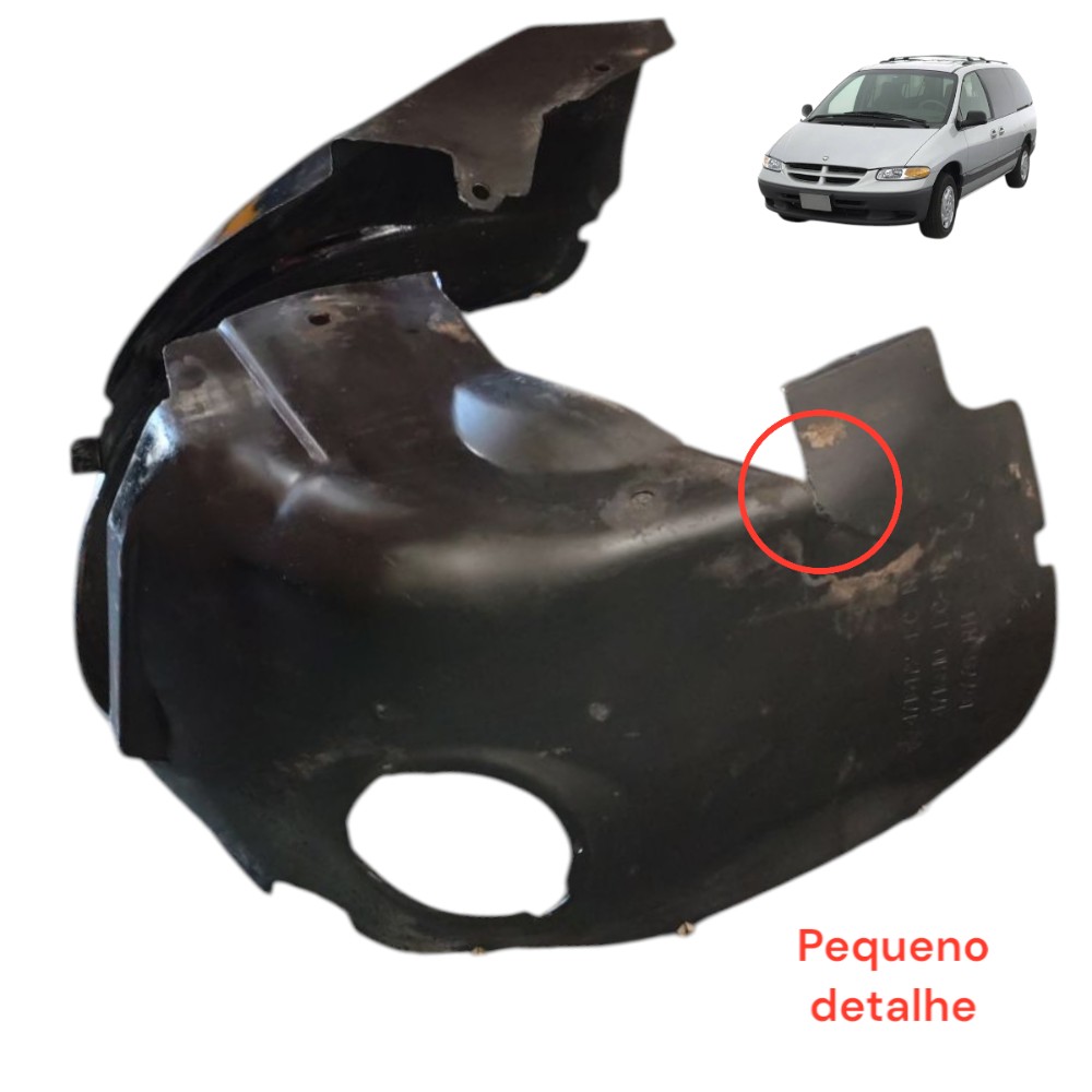 Parabarro Dianteiro Direito Chrysler Grand Caravan 1999 2000 1