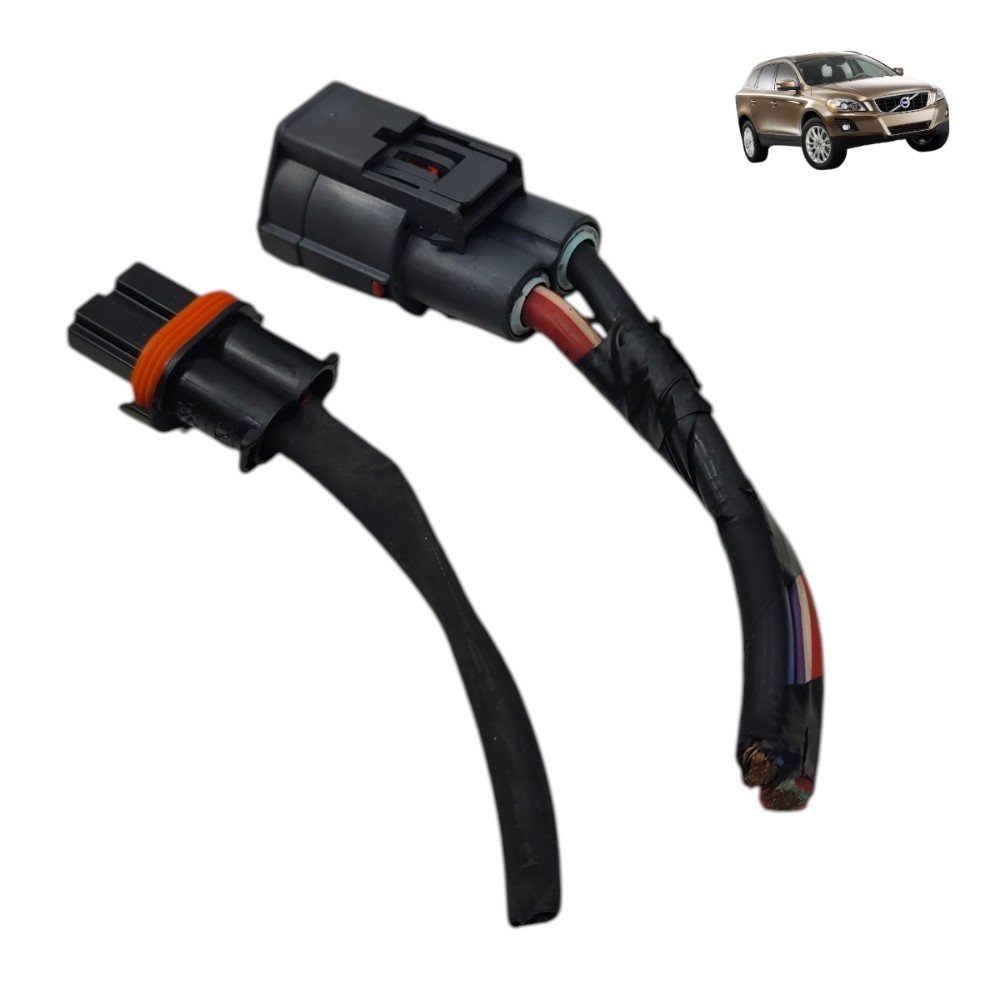 Par plug conector módulo ventoinha Volvo XC60 3.0 2009 2010 1