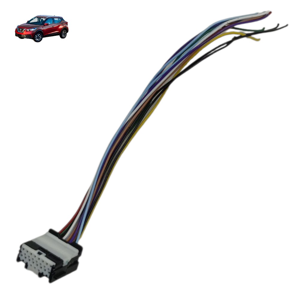 Plug conector comando retrovisor elétrico Nissan kicks 2020 1