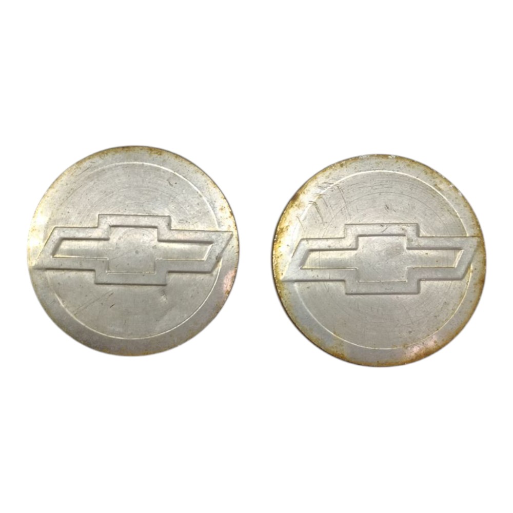 Par Calotinha Central Roda Linha Gm 53mm Cinza 1